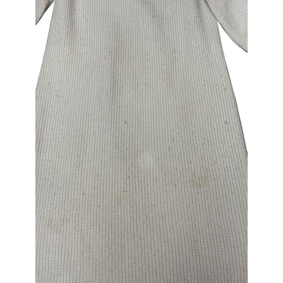 & Other Stories Cream Wool Knit Maxi Sweater Dress Long Sleeve Size L - Picture 8 of 12